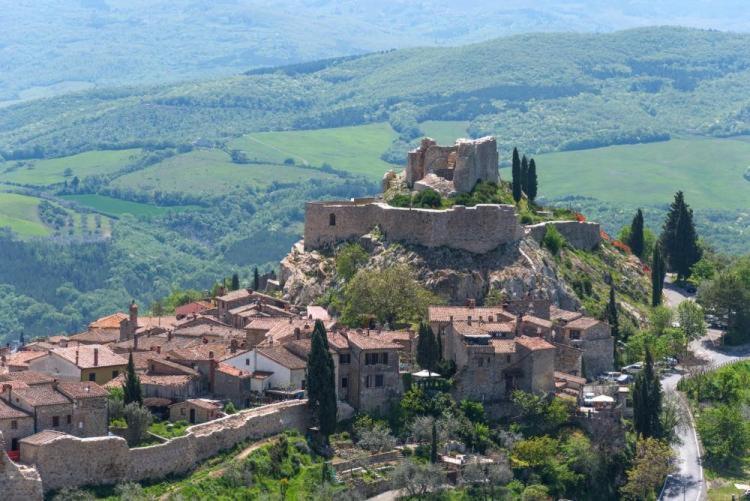 Val D'Orcia Nel Borgo Apartman Castiglione dʼOrcia Kültér fotó